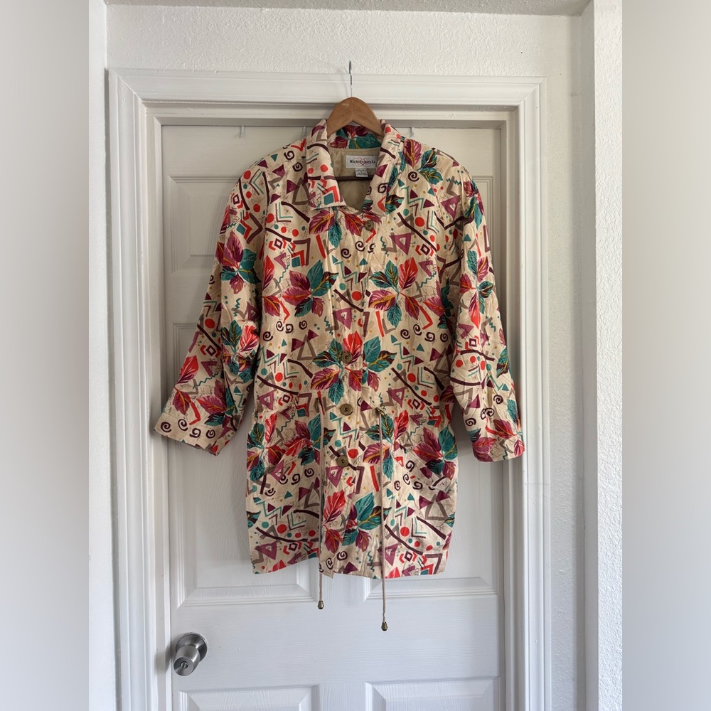 Marguerite Li Silk Jacket, Size Small